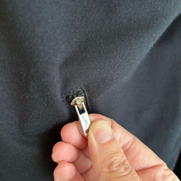 Lauren Ralph Lauren Zip Jacket Black LRL Active Soft Cotton Blend Women’s Sz XL - Picture 4 of 12